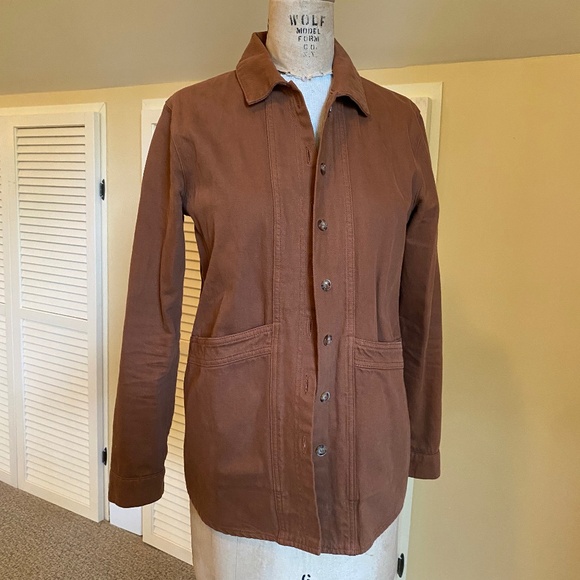 Sezane Camel Jean Jacket - Picture 1 of 4